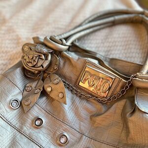 Y2K metallic silved Purse